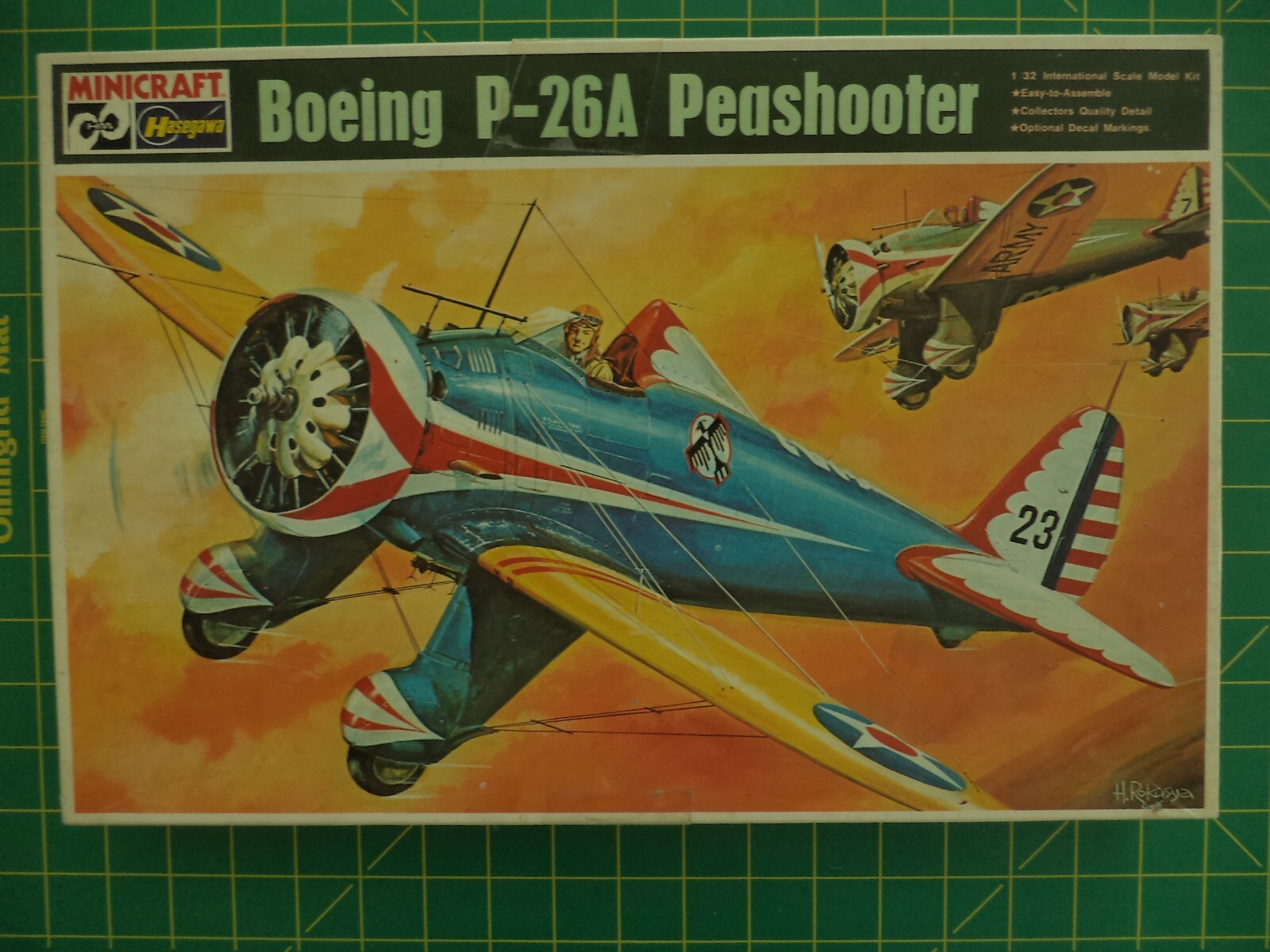 Boeing P-26A Peashooter U.S. Army Fighter - Hasegawa Kit No