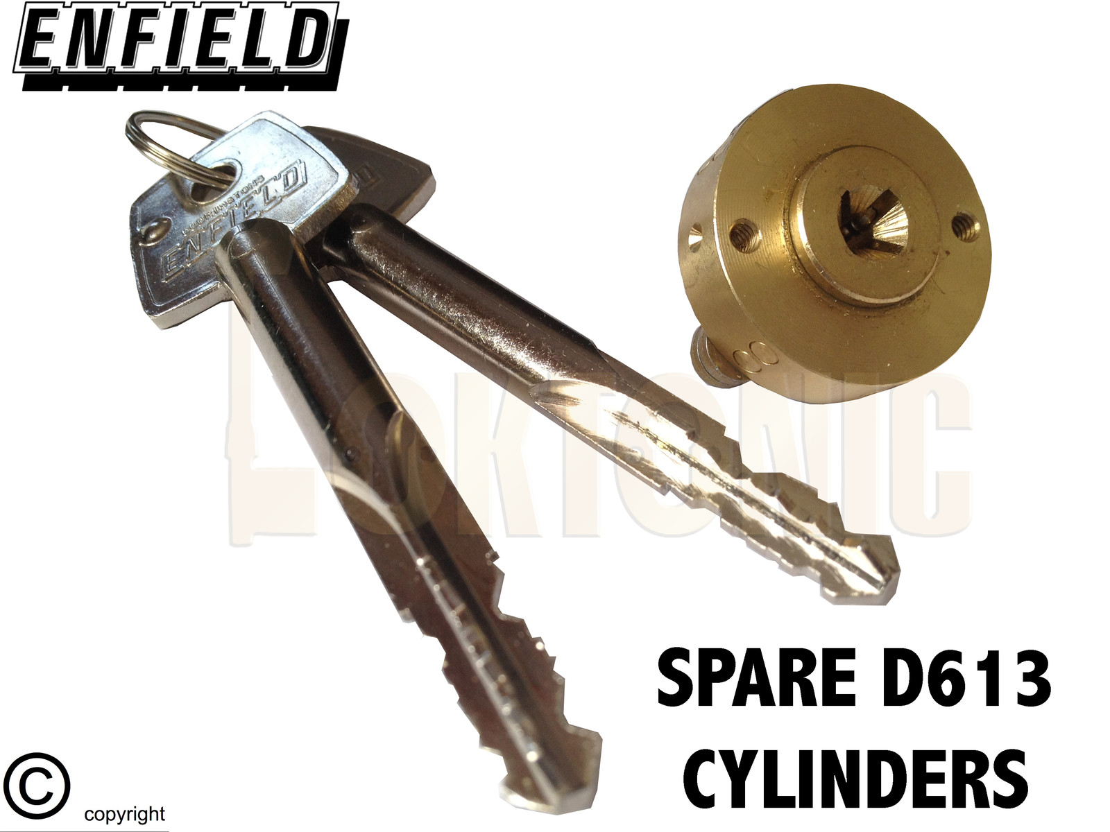 Enfield D613 Garage Door Locks Bolts Replacement Spare Cylinder Plug Cores Lh Rh Loktonic
