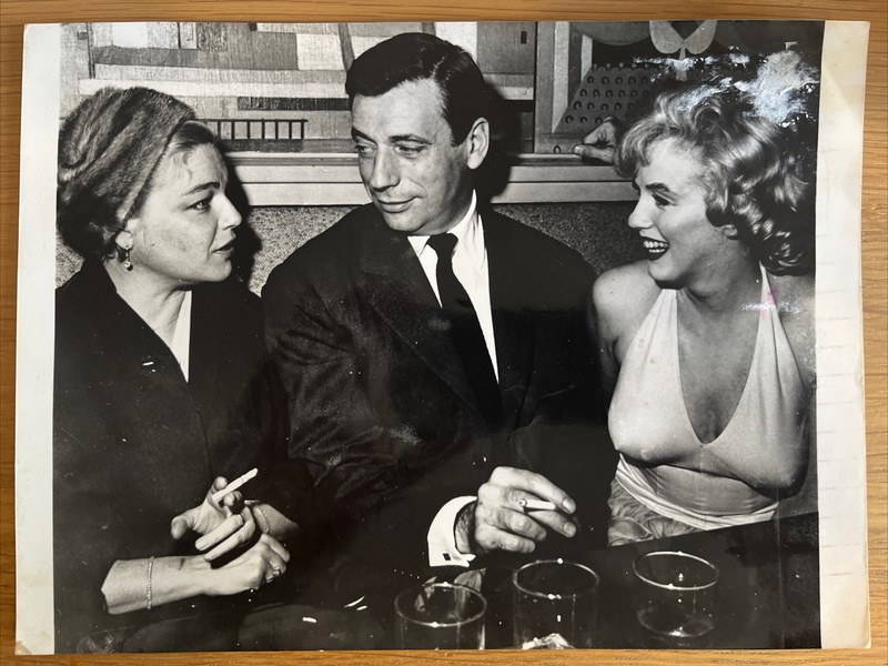 Photo Presse Argentique AnnÃEs 60 - Marylin Monroe / Yves Montand / S. Signoret