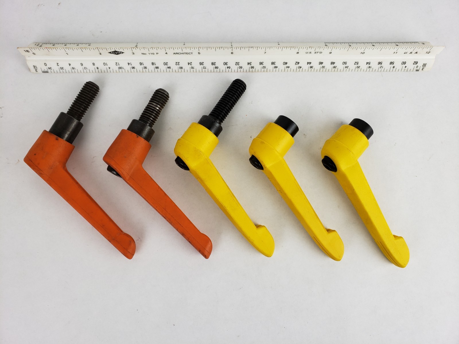 5 Adjustable Handle Clamp Bolts Kipp Long Welding Table Clamps jig 1/2-13 lot