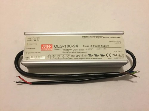 Mean Well CLG-100-24 AC/DC Power Supply Enclosed LED Single Output 24V 4A 96W