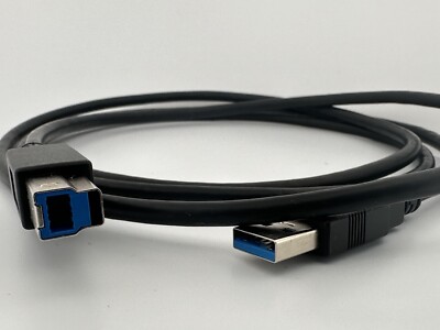 SuperSpeed 6FT USB A Male to USB B Male ~ 6' USB 3.0 Scanner or Data Cable