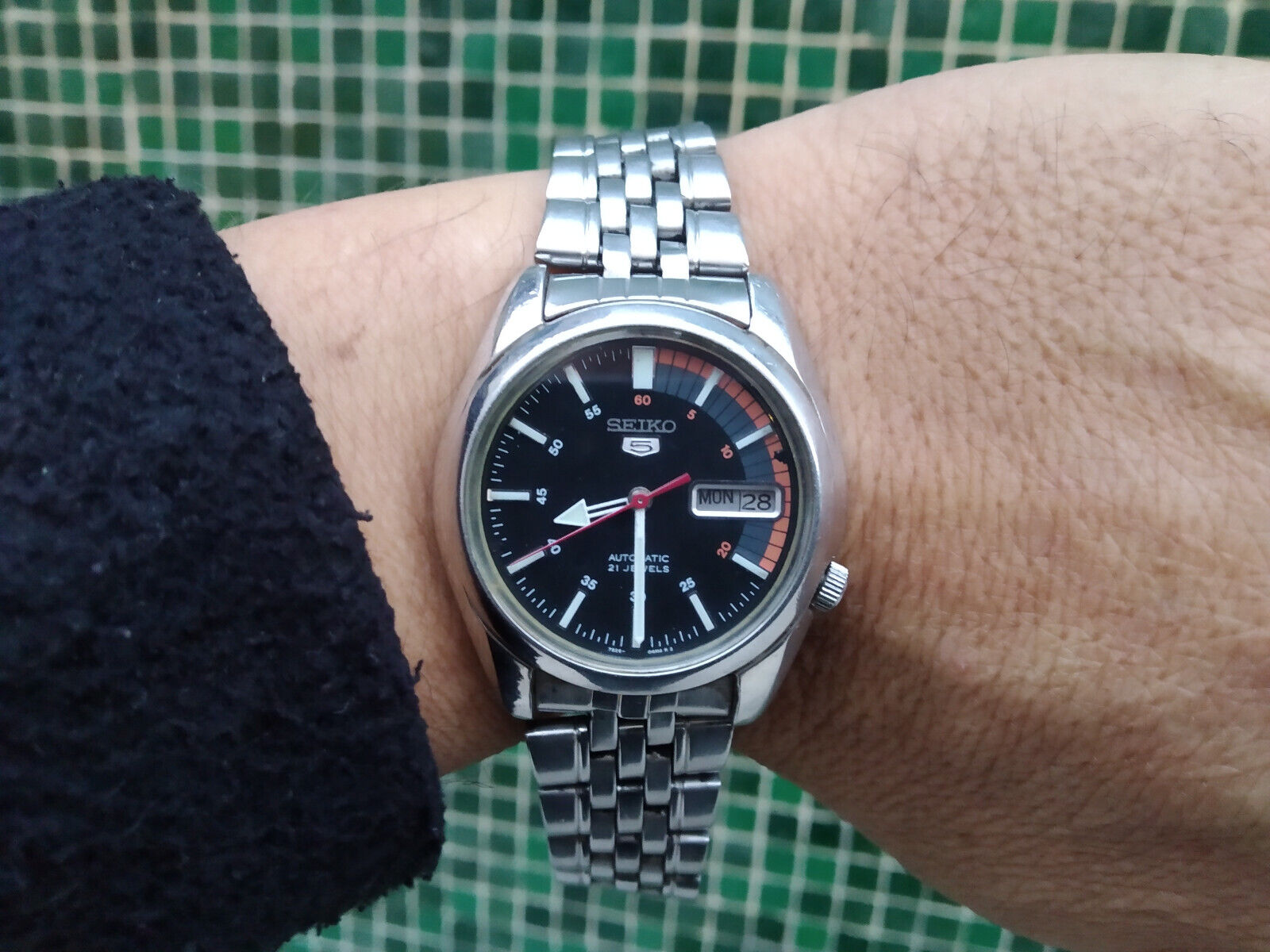 SEIKO 5 AUTOMATIC 7S26-01V0 YACHTING ALL ORIGINAL BRACELET SEIKO 5 AUTOMATIC 7S26-01V0 YACHTING ALL ORIGINAL BRACELET
