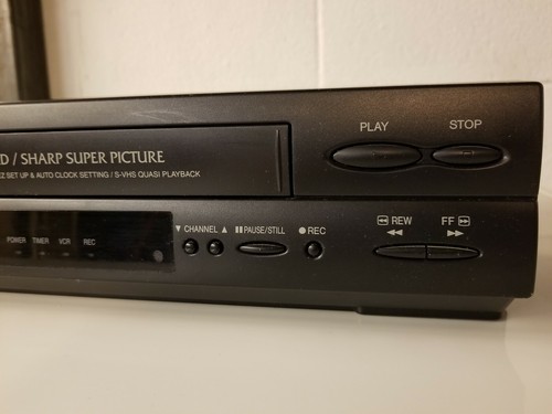 SHARP Super Picture VC-A560U 4 Head VCR VHS Tape Player With 19 Micron Head Rec.