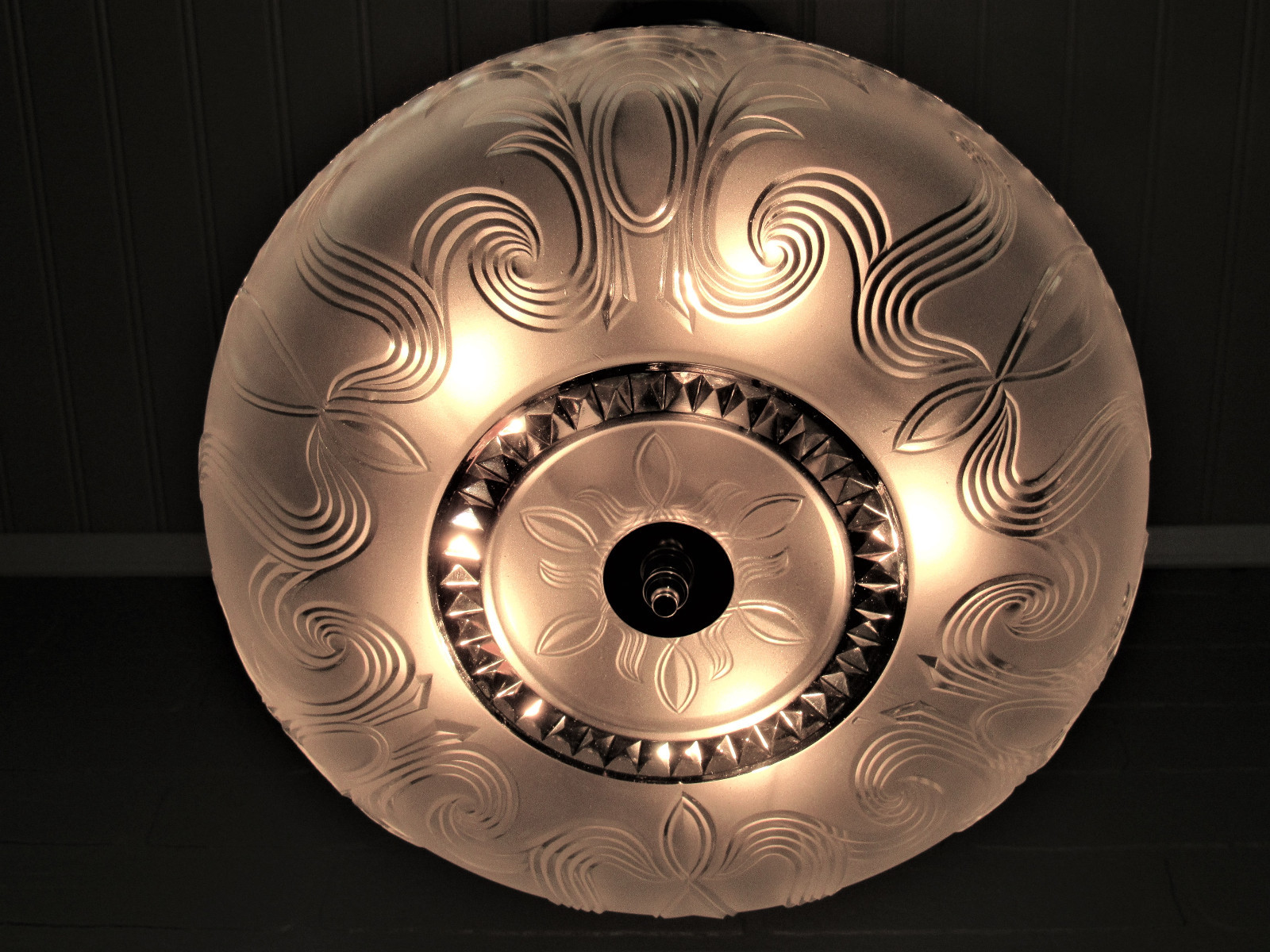 Vintage Antique Art Deco Chandelier Ceiling Light 20