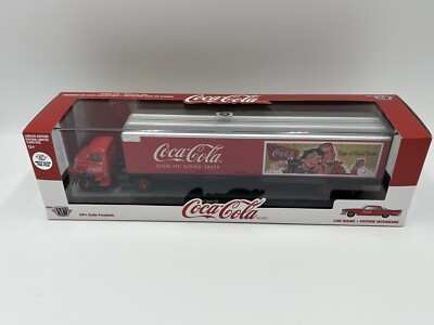 M2 Machines Chase Coca-Cola 1957 Dodge COE Hauler & 1957 Chrysler 300C