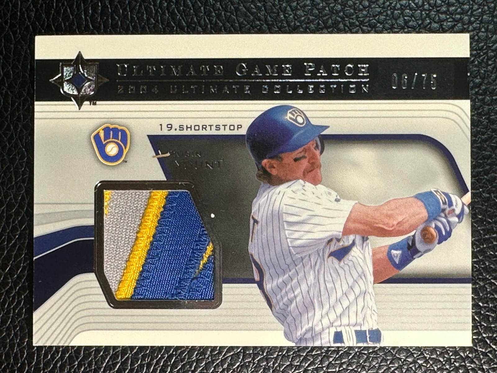 2004 Ultimate Collection Ultimate Game Patch Robin Yount 6/75 Game Used Patch