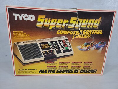 Tyco Super Sound Computer Control Center for Slot Car  Untested  (PARTS ONLY)