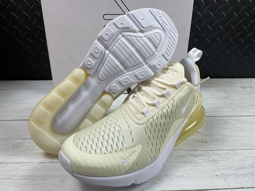 Pre-owned Nike Air Max 270 Women's Coconut Milk White/yellow Dj5991-100 Sz 10.5