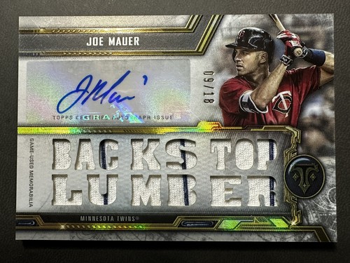 topps JOE MAUER triple patch auto /5 値引き 2010 TOPPS Derek Jeter-ALBERT PUJOLS-JOE MAUER TRIPLE GAME WORN PATCH LOGO  1⁄1
