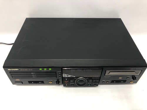 Sharp MD/CD Deck MD-R3- 120V, 60Hz, 20W- Powers On