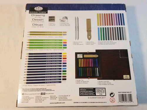 Royal & Langnickel Premier Drawing Pencil Art Set,49-Piece