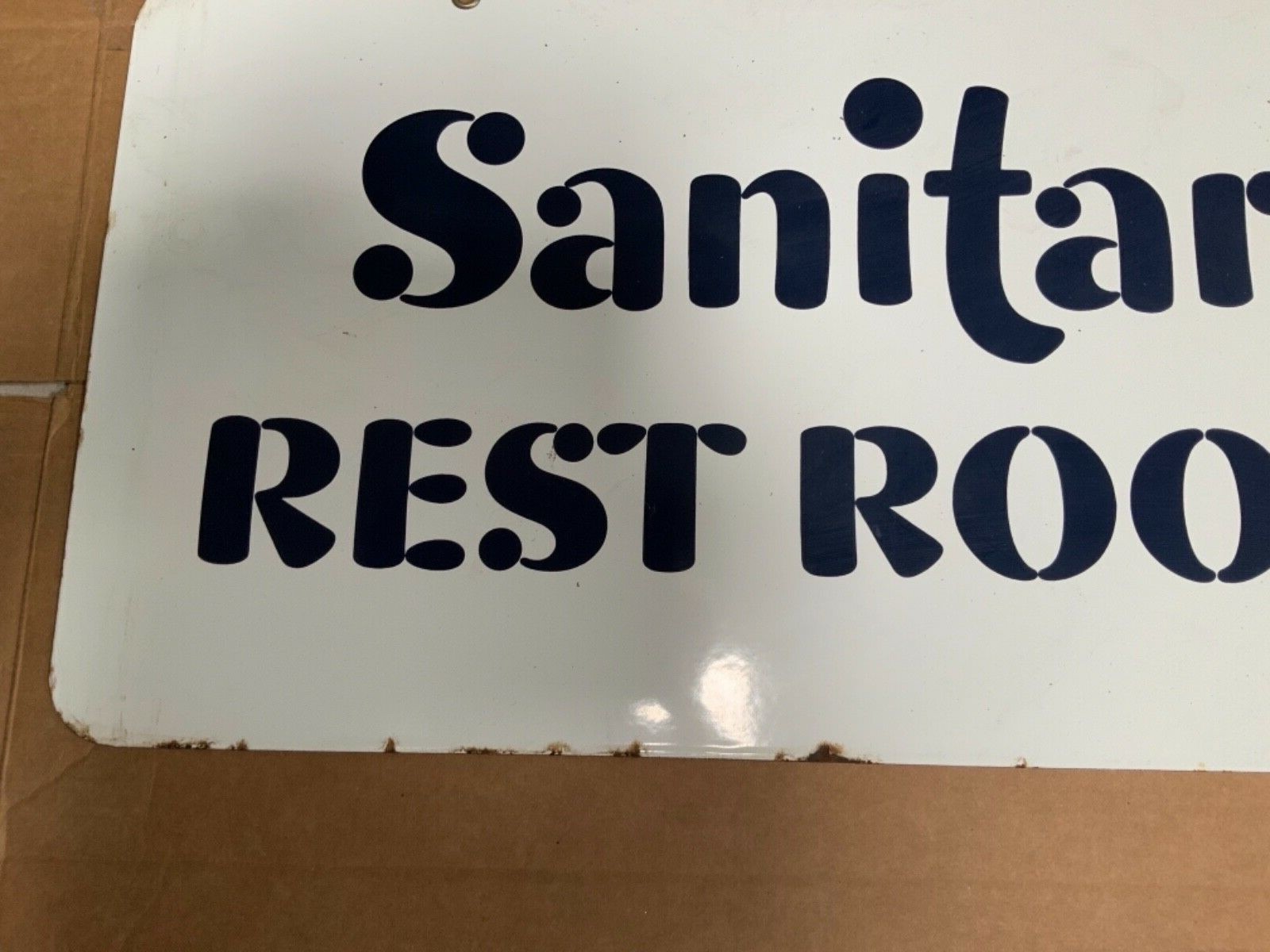 Vintage Original porcelian Gas Station Sign from 1950’s