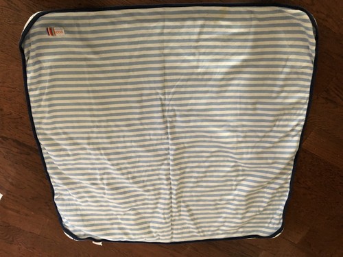 Giggle Healthy Happy  Baby Blanket Cars Boys Blue Stripe Organic Cotton