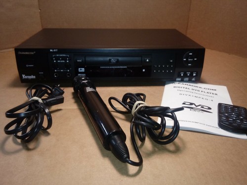 Karaoke.com Karaoke DVD Player DIVX+ MPEG-4 Model ML-517 *Tested Works Great