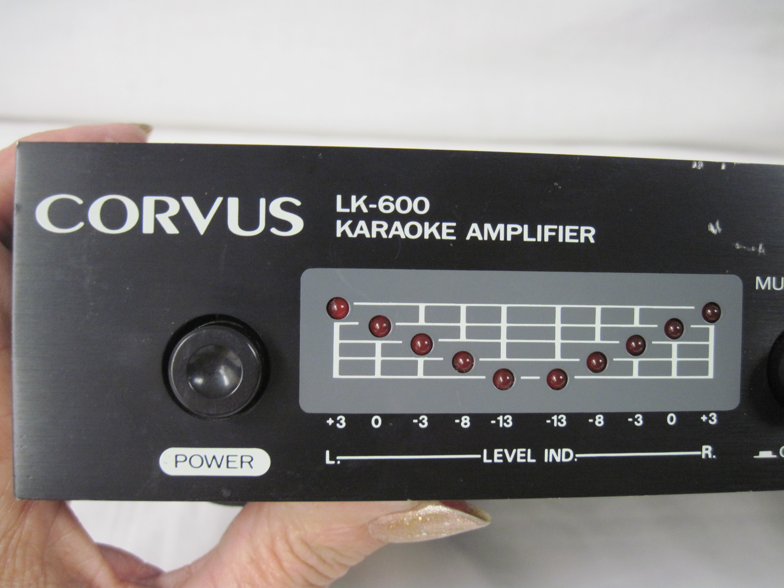 Vintage Corvus LK-600 Karaoke Amplifier Digital Echo Multi Audio PARTS ONLY