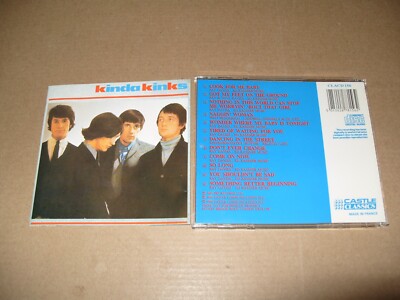 Kinda Kinks by Kinks CLACD 156 - CD EXCELLENT / INLAYS VG - (M2)