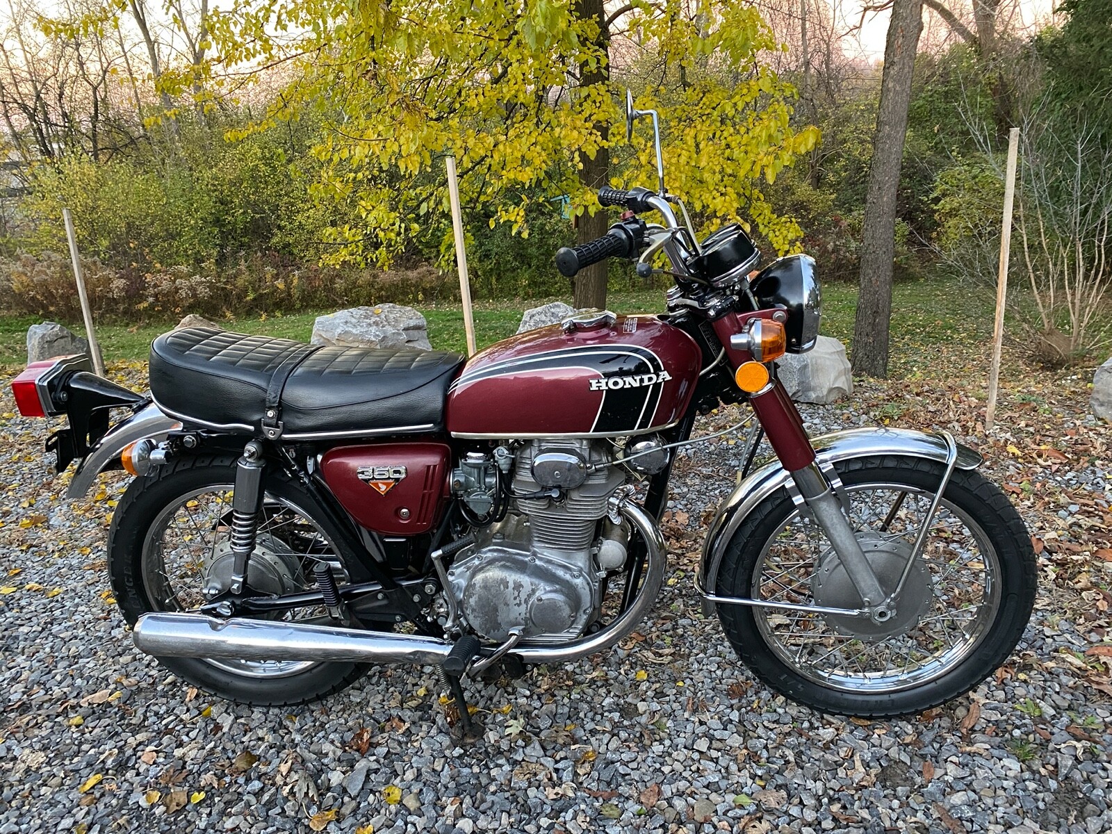 1972 Honda Cb350 Cb 350 K4 Twin Vintage Motorcycle 1972 Honda Cb350 Cb 350 K4 Twin Vintage Motorcycle