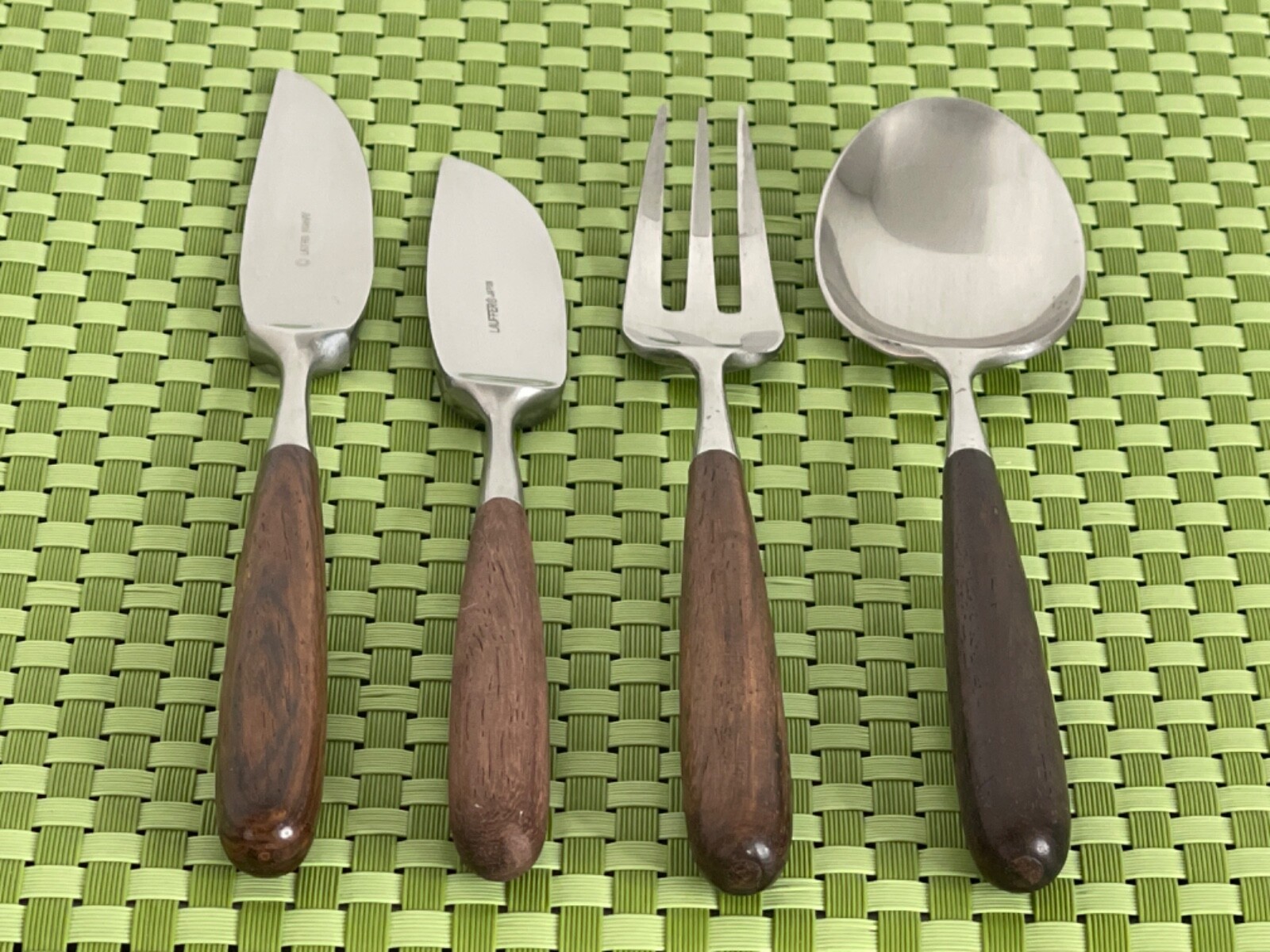 Lauffer Palisander カトラリー 6本セット Towle Lauffer PALISANDER Stainless Wood Japan/Norway Smart