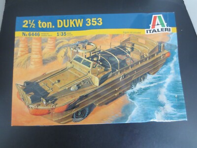 Italeri~2-1/2 Ton DUKW 353 Amphibian Vehicle~Model Kit~6446~1:35~2006~Complete