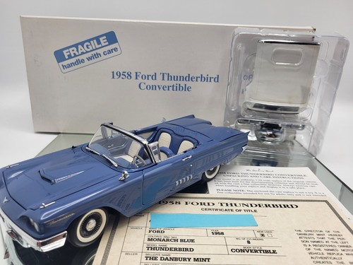 ミニカー 2889 The Danbury Mint Ford Thunderbird DANBURY MINT 1955 FORD THUNDERBIRD (YELLOW) LIMITED EDITION