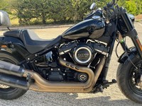 2018 18 HARLEY DAVIDSON FXFB FAT BOB 1745 18 DYNA BLACK CHOPPER CUSTOM CRUISER