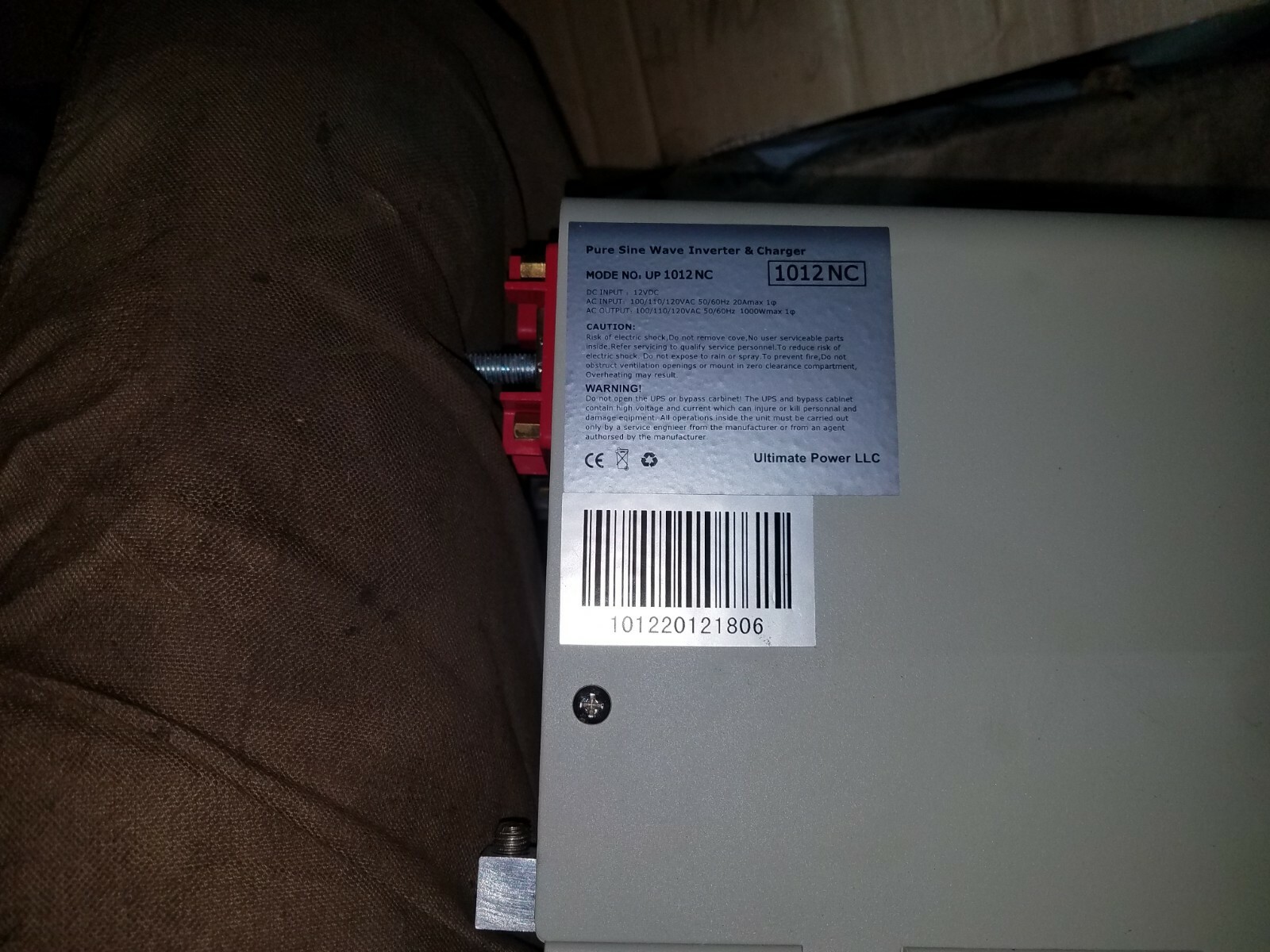 Ultimate Power pure sign wave converter/charger 3000 peak watt