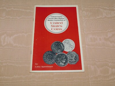 VINTAGE COIN BOOK 1975 UNITED STATES COINS COLONIAL PRIVATE MINT REPLICAS