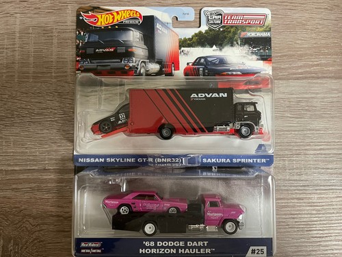 HOT WHEELS Car Culture Team Transport Dodge Dart & Nissan Skyline