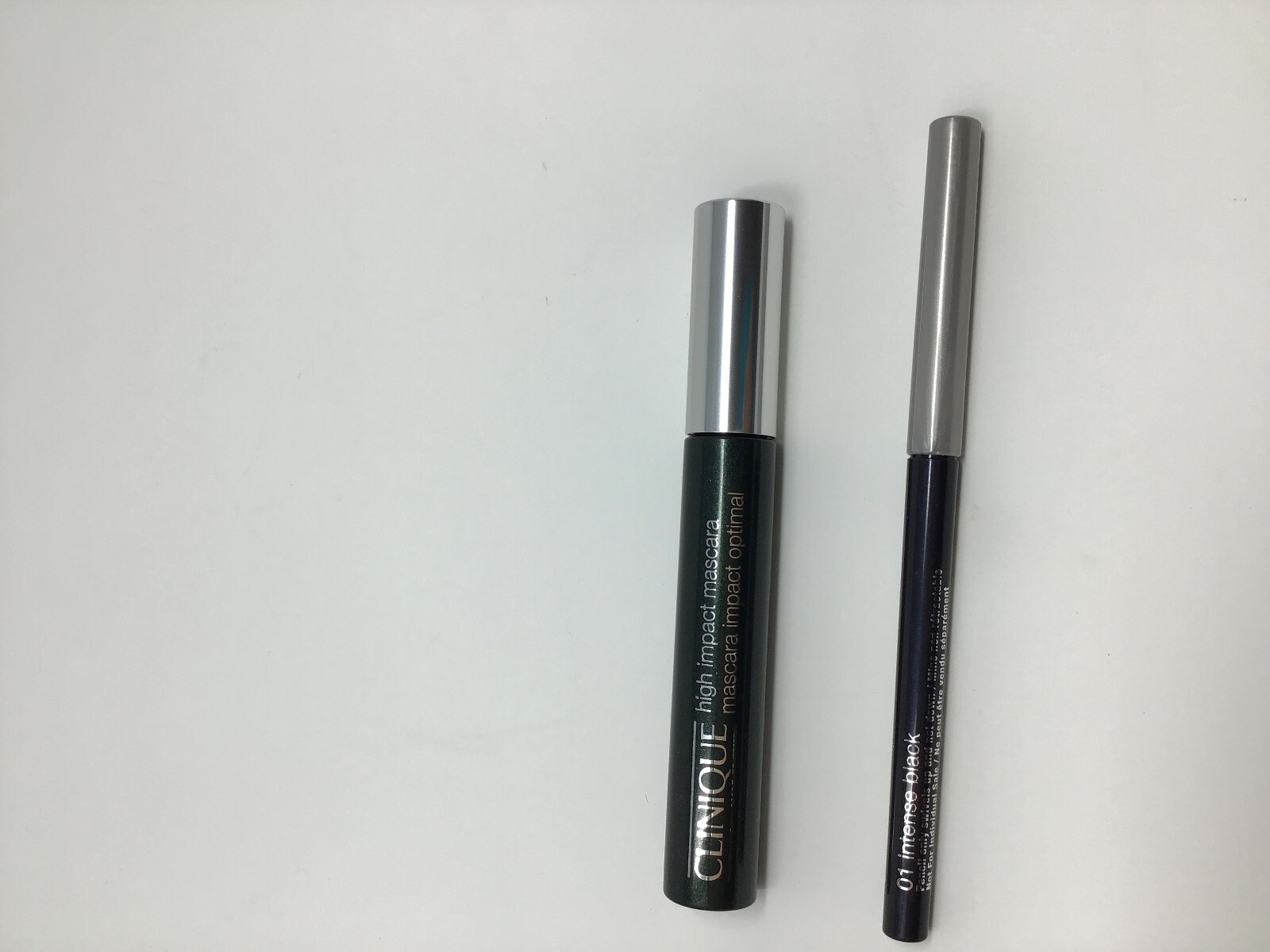 Clinique High Impact Optimal Mascara 01 Black .28 & 01 Intense Black Eye Pencil