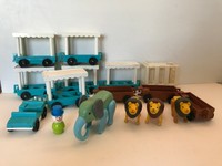 fisher price zoo train vintage