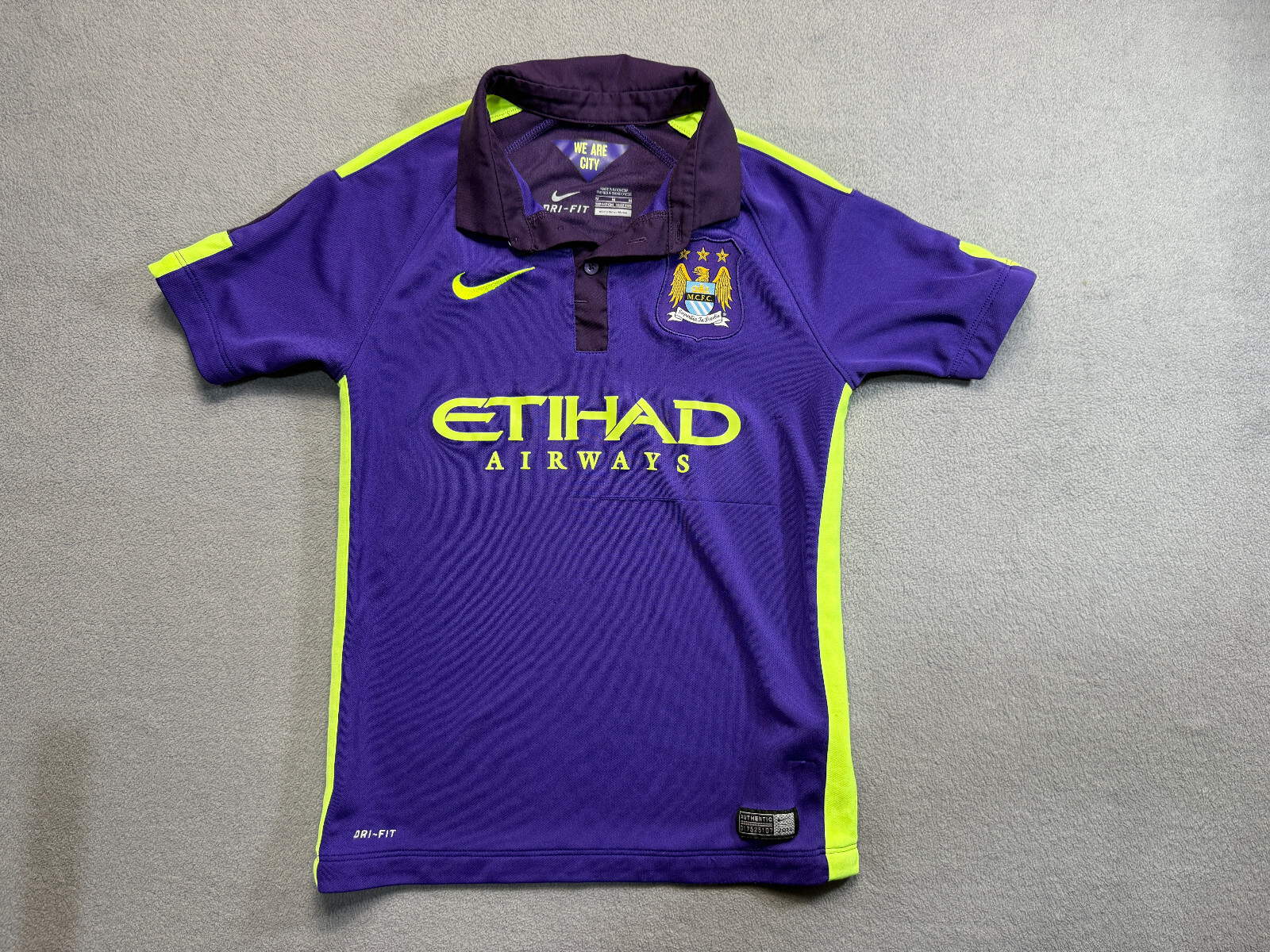 2014シーズン Manchester City DRI-FIT ユニフォーム Nike Dri Fit Manchester City Home 2014 Soccer Jersey Mens L