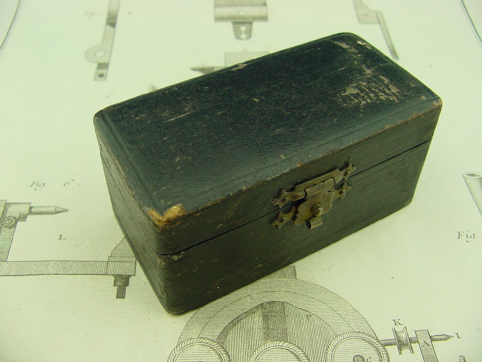 Miniature  19th Century  Staking Anvil  Cased  Set  Watchmakers Tool