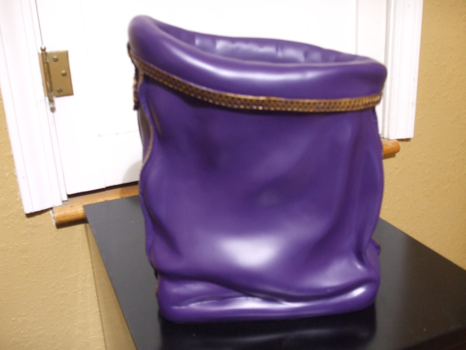 CROWN ROYAL WHISKY PURPLE TIP JAR NEW WHISKEY ADVERTISMENT DISPLAY BAR