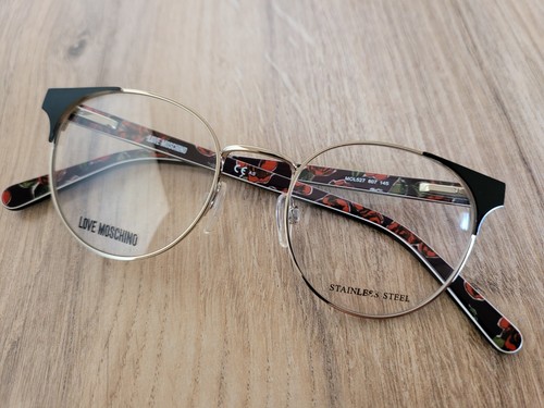 LOVE MOSCHINO MOL527 Stainless Steel & Acetate Clubmaster