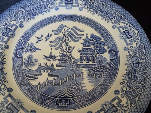 Antique Blue DELFT Plate England
