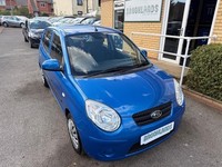 2009 Kia Picanto 1.1 Strike Automatic Petrol Blue 5 Door 46,000 Miles Air Con