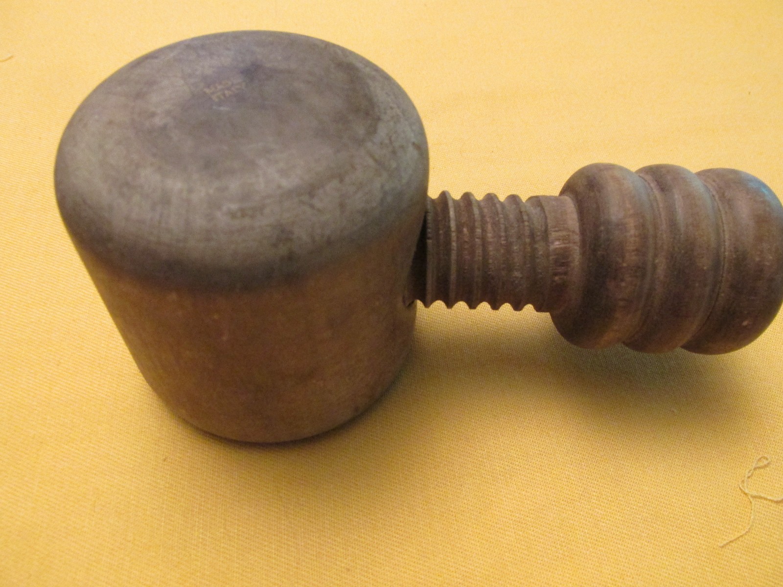 Antique Italian Wooden Nut Cracker - Price reduced  -