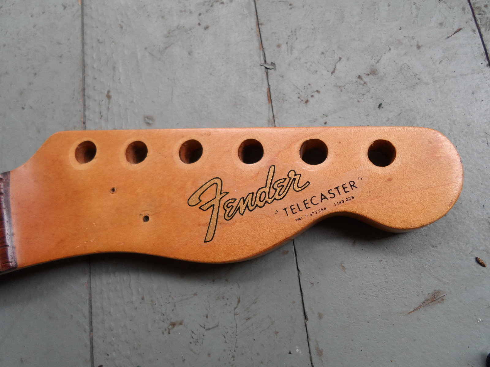 Vintage September 1966 Fender Telecaster Original Guitar Neck