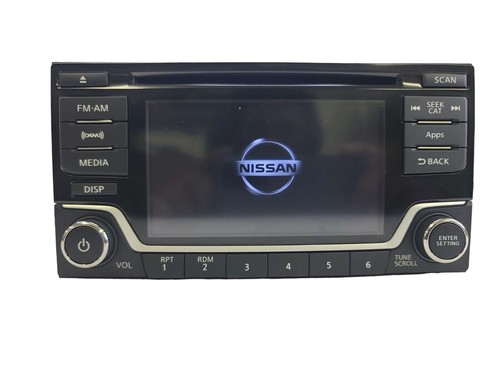 2016 Nissan Panasonic CD XM AM FM Radio Info Display