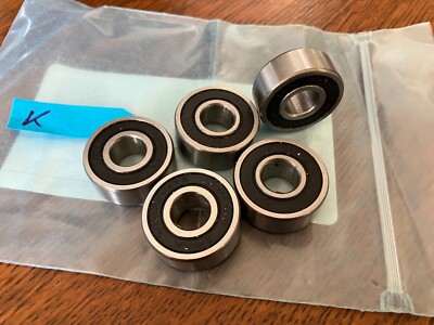 Various Small Radial Bearings, Sealed -RS & Shielded -ZZ,  choose size & qty