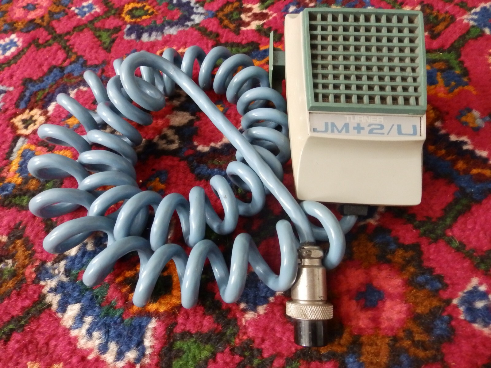 Rare Vintage Turner JM + 2/U CB Ham Radio Handheld Microphone 4-Pin *Untested*