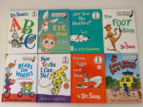 8-PACK LOT OF BOOKS BY DR. SEUSS HARDCOVER CLASSICS
