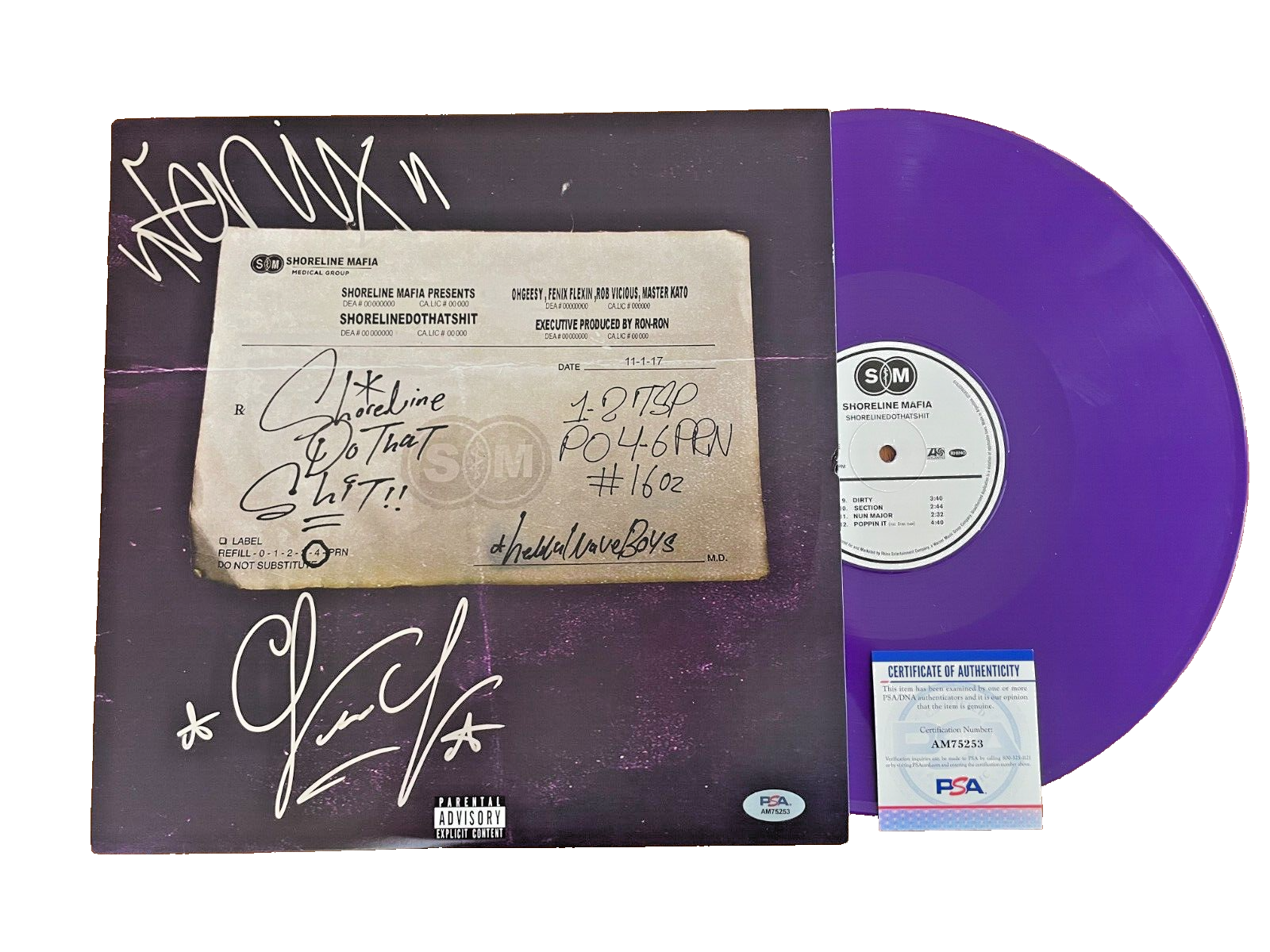 Shoreline Mafia Signed Autographed Vinyl LP