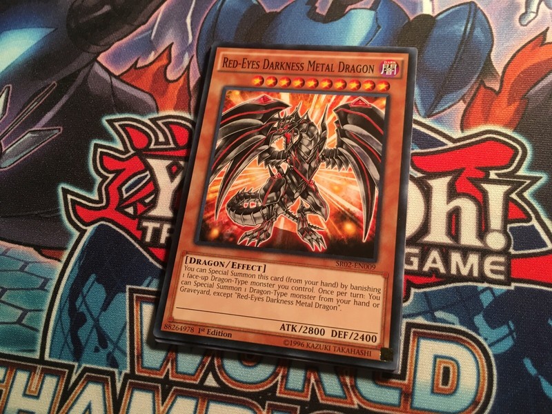 RedEyes Darkness Metal Dragon SR02EN009 1st Common NM Yugioh Card eBay