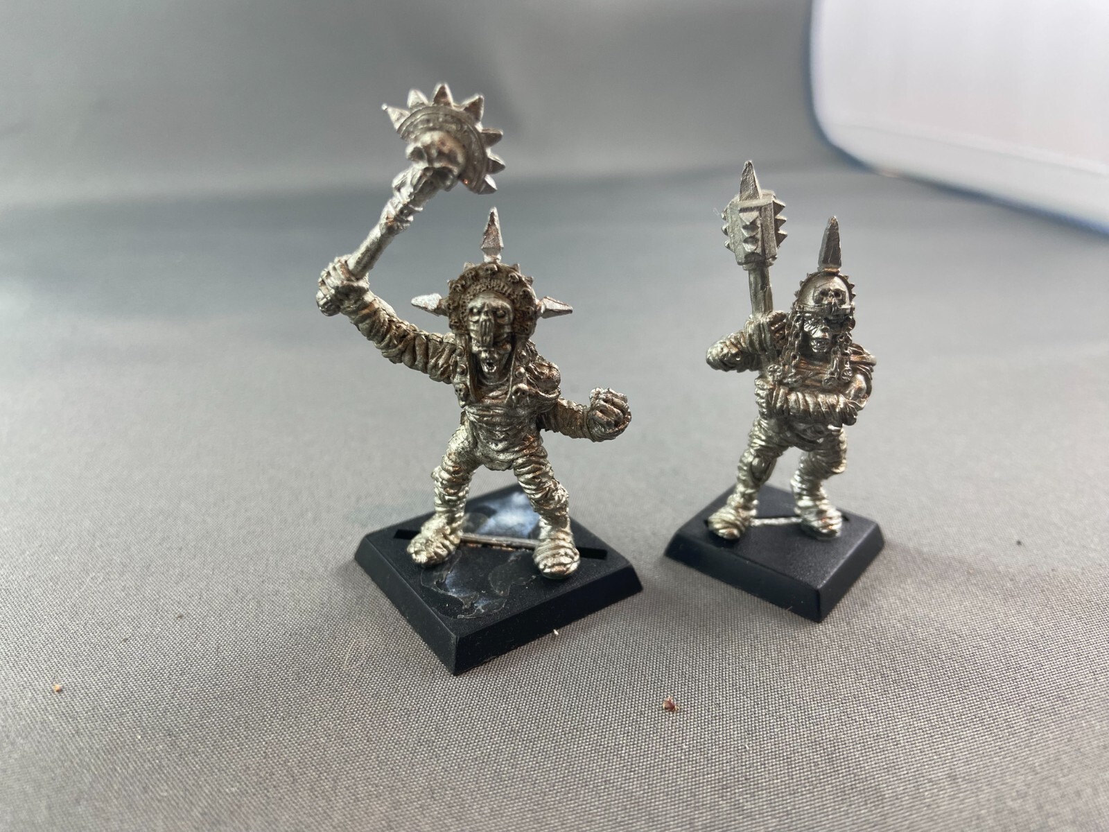 2x Mummy Lord King Pharaoh Tomb Kings Undead Warhammer Old