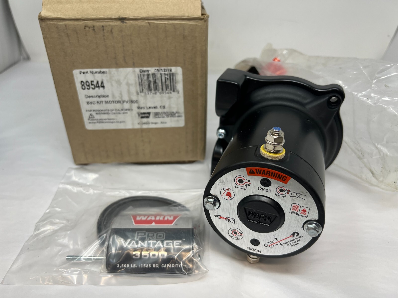 【ジャンク品】WARN PRO VANTAGE 4500 ウォーン ウインチ Warn ProVantage 4500S - 4500lb Winch - 90451 ジャンク品