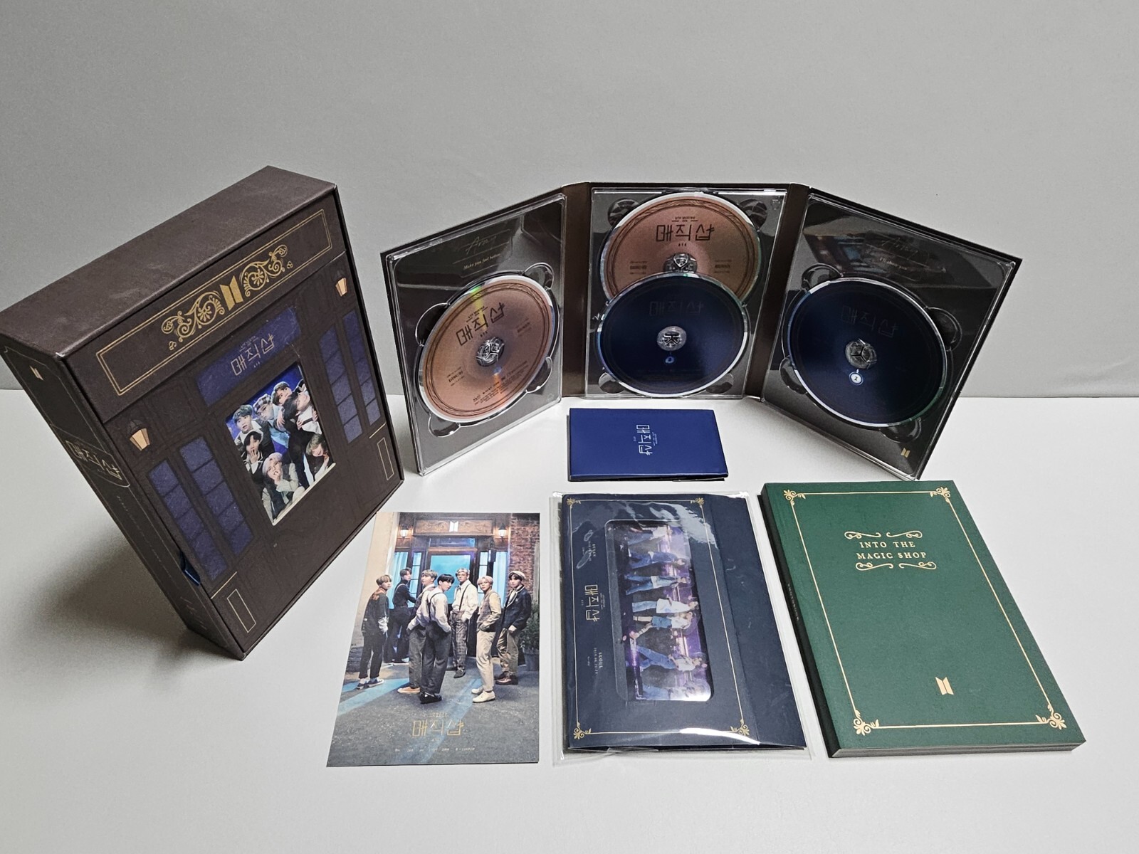 BTS Offcial 5th MUSTER 2019 MAGIC SHOP DVD+Guestbook Card
