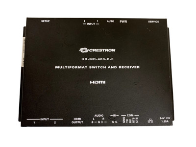 Crestron HD-MD-400-C-E Multiformat Switch and Receiver HDMI 6507781 -NO AC