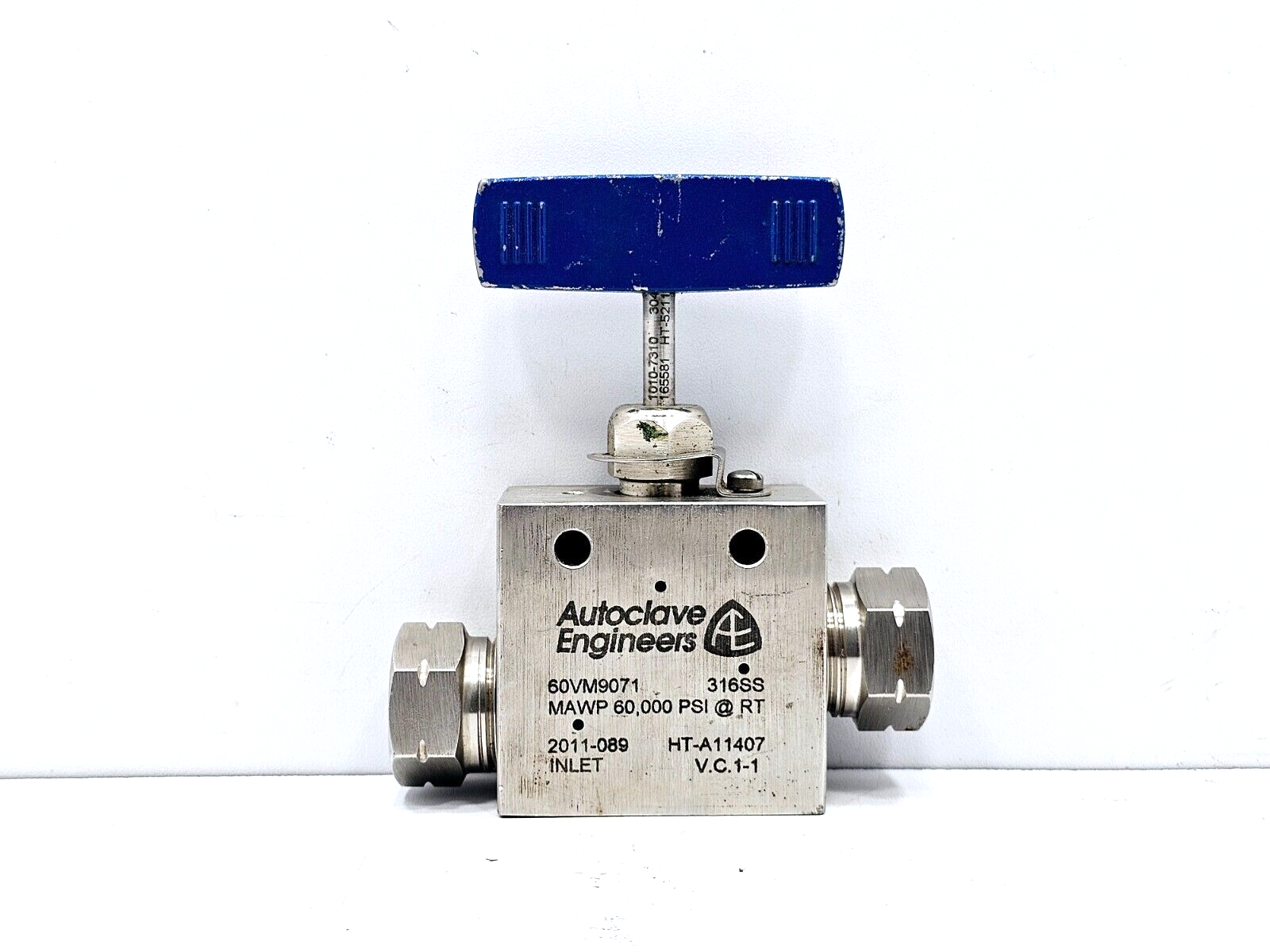 60VM9071 HIGH PRESSURE NEEDLE VALVES ON PARKER / AUTOCLAVE